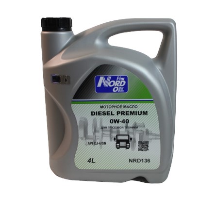 NORD OIL Diesel Premium  0W-40 CJ-4/SN